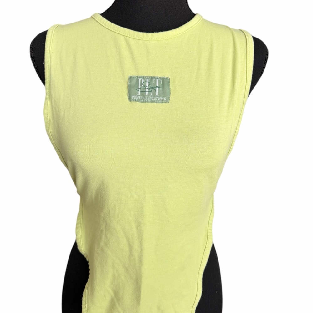 🤑 LOW START PrettyLittleThing Neon Lime Crewneck Sleeveless Tank